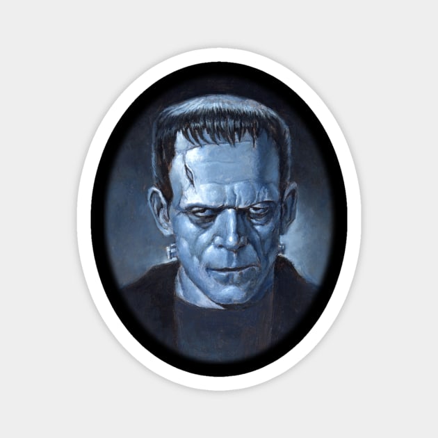 Frankenstein Blues Magnet by Paul_Abrams