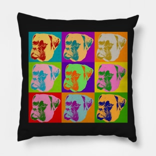 Boxer Dog Pop Art Love Boxers Pillow