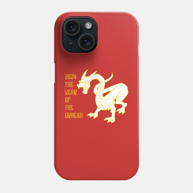Year of the Dragon 2024 Phone Case by Reading With Kids