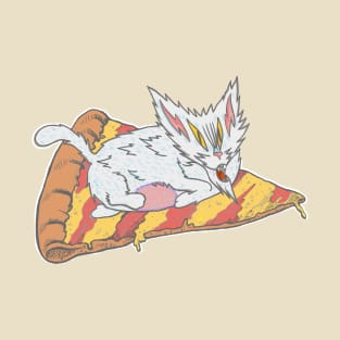 Flying Pizza Cat Pisittu Aresti - by Miskel Design T-Shirt