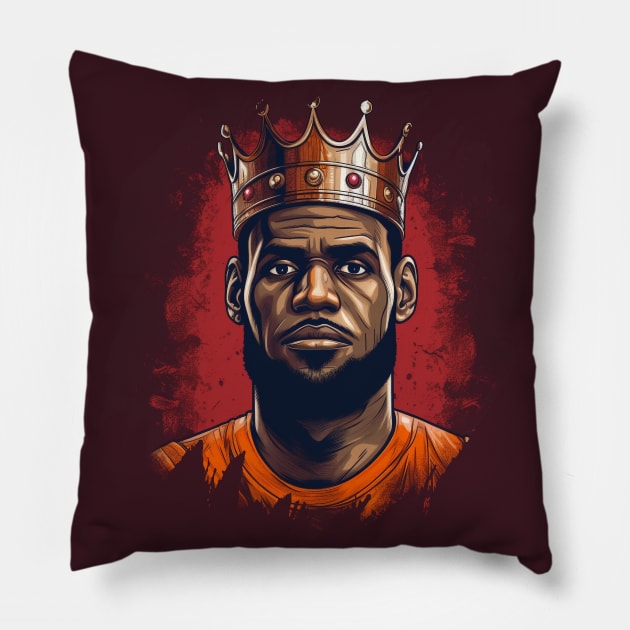 Lebron  James King Pillow by Pixy Official