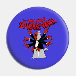 The Amicable Spider-Vark Pin