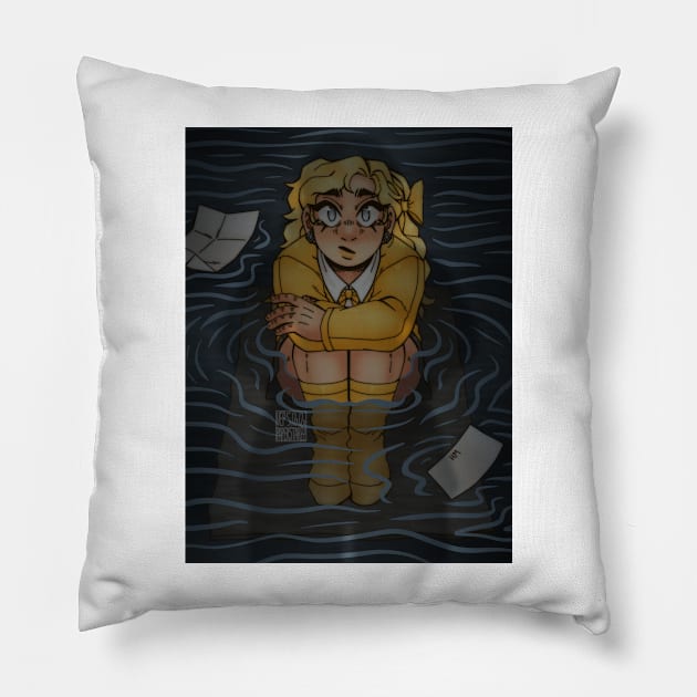 The Tiniest Lifeboat Pillow by paperstarzz