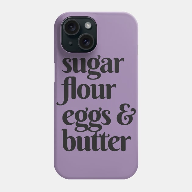 Four Essential Ingredients Phone Case by Feastinthyme