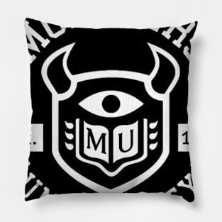 The White Monster University Pillow
