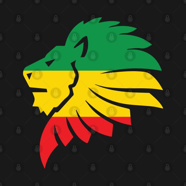 Rasta Lion by defytees