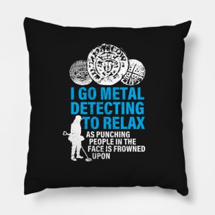 Funny metal detecting Pillow