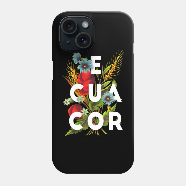 Ecuador Proud Flag, Ecuador gift heritage, Ecuadorian girl Boy Friend Ecuatoriano Phone Case by JayD World