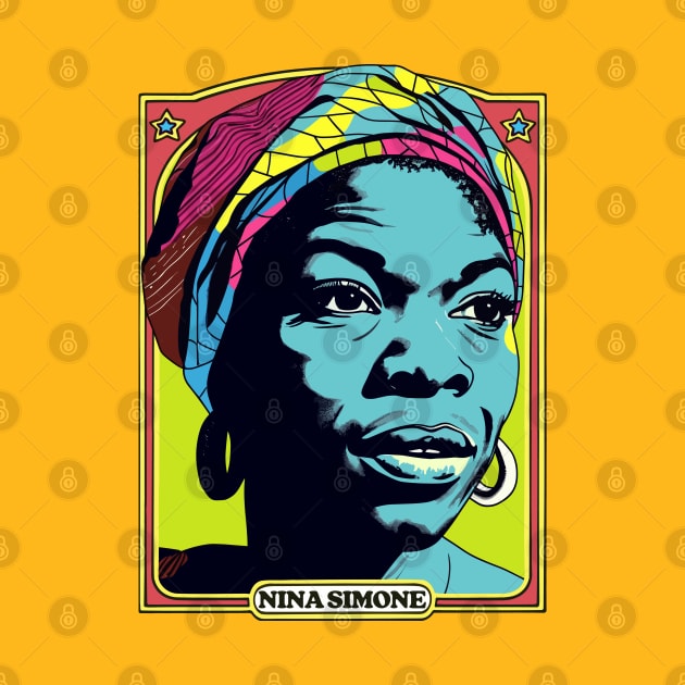 Nina Simone /\ Original Retro Fan Art Design by DankFutura