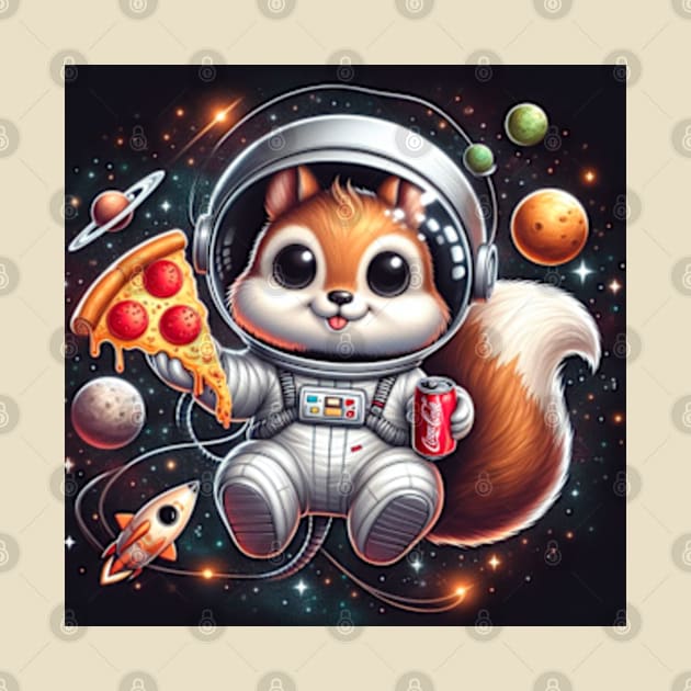 Space Squirrel by artxlife