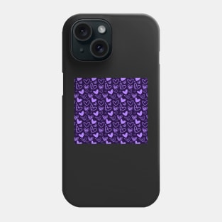 Lilac Hearts Phone Case