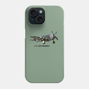 Thunderbolt (front print) Phone Case