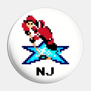 16-Bit Ice Hockey - New Jersey Pin