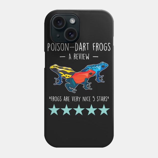 Poison Dart Frog Review Phone Case by Psitta