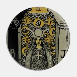 The High Priestess Tarot Card Pin