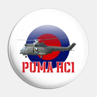 RAF Puma in RAF roundel Pin