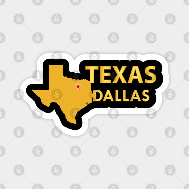 Texas - Dallas Magnet by twix123844