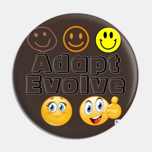 Adapt Evolve Pin