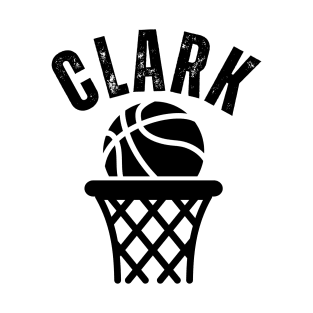 clark basketball Jersey black T-Shirt