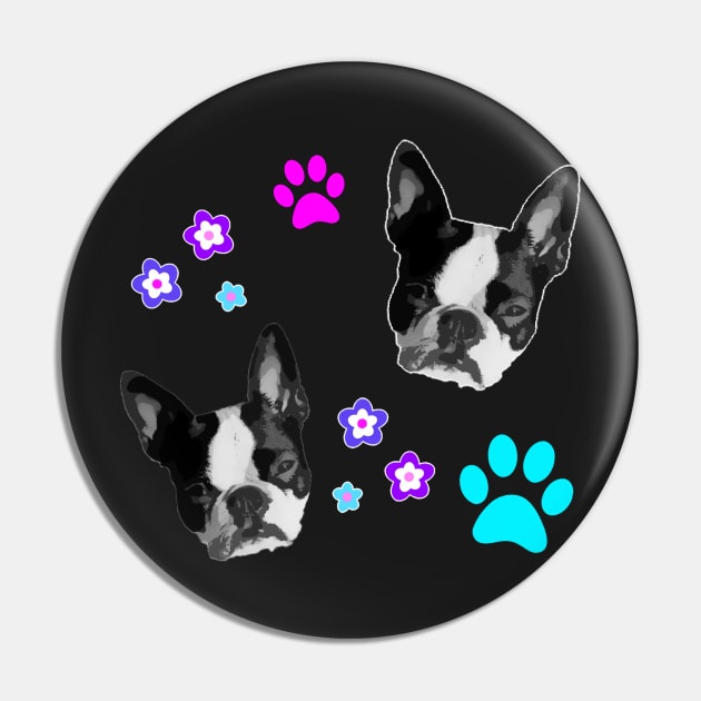 Copy of Boston Terrier Gifts Pin by 3QuartersToday