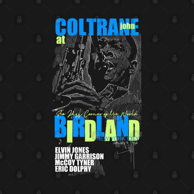 Coltrane at the Birdland by Jun Pagano