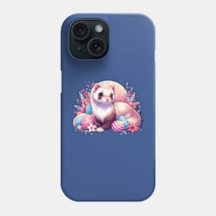 Ferociously Cute Easter Ferret Phone Case