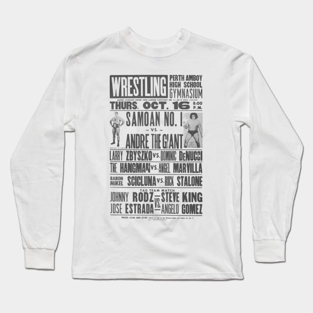 PERTH AMBOY WRESTLING CREW NECK SHIRT PERTH AMBOY WRESTLING CREW NECK SHIRT