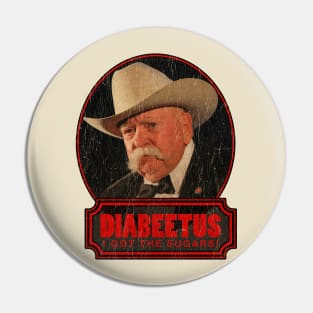 RETRO Vintage STYLE - DIABEETUS I GOT THE SUGARS! Pin