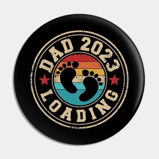 Dad 2023 loading vintage retro for new daddy fathers day Pin by Designzz