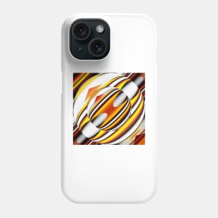 Striped circles Phone Case