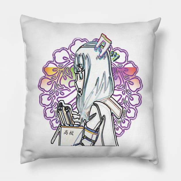 Kaguya-sama: Love Is War ''ROOTS OF EDUCATION'' V1 Pillow by riventis66