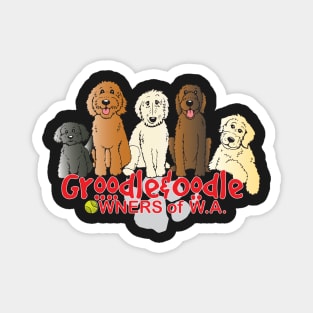 Groodle & Oodle Owners Club (red) Magnet