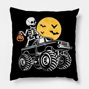 Halloween Boo Ghost Monster Truck Pillow