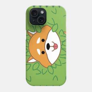 Shiba in the Bushes Phone Case