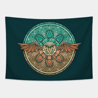 Mandala Owl Tapestry