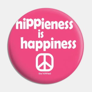 Hippieness Is Happieness Pin