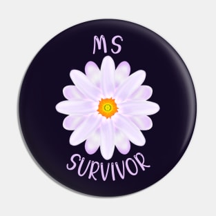 MS Survivor Pin