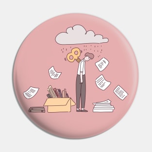 Bored Guy || Boring life Pin