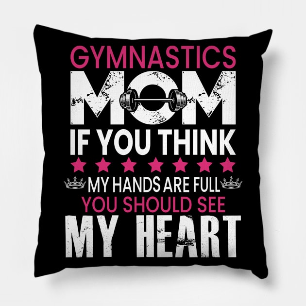 Mother`s Day Gymnastics Pillow by Lin-Eve