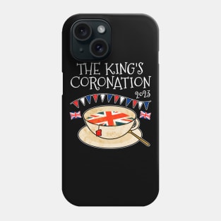 The Kings Coronation 2023 Tea UK Flag Phone Case