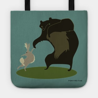 Bear twirls bunny : Tote