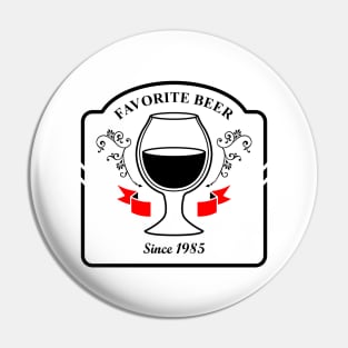 06 - FAVORITE BEER Pin