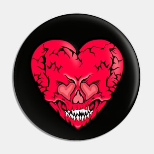 Scary Love Pin