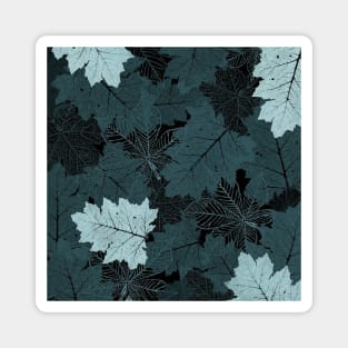 Maple Leaf pattern-Autumn season mood graphic design Magnet