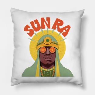 Sun Ra  -- Original Psychedelic Design Pillow