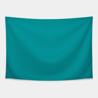 Dark turquoise color Tapestry