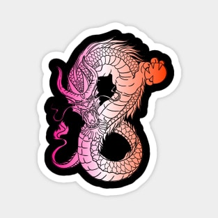 Japanese Dragon Vintage Demon Retro 103 Magnet