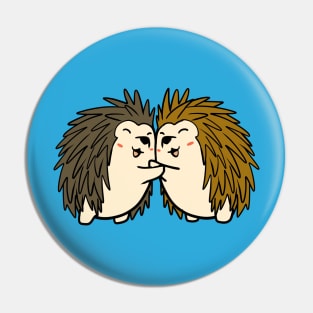 Hedgehog Hugs Pin