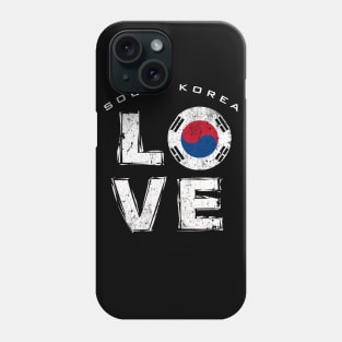 south korea, korea flag Phone Case