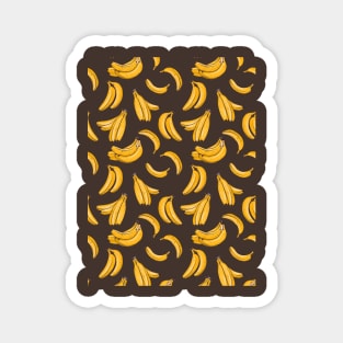 banana pattern Magnet
